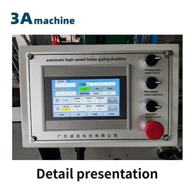Max liner speed 300 Meter/Minute 380V3P CQT 650JYG Crash Lock Bottom Box Folder-Gluer