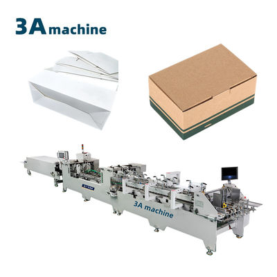 1100 JGKW Cardboard Box/Corrugated Box Folder Gluer Machine with Bottom Lock Function 3