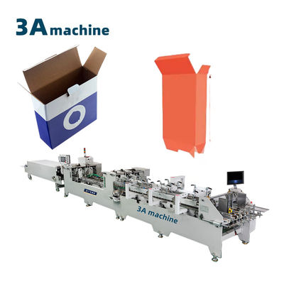 Dual- Lock Bottom Corrugated Shipping Box Folder Gluing Machine with 105cm Max Size