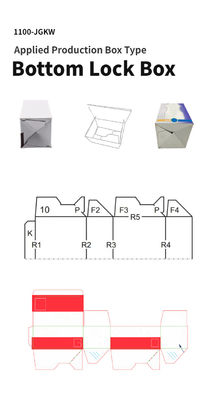 Corrugated Paper/Cardboard General Gluing Machine with and Bottom Lock Function 2