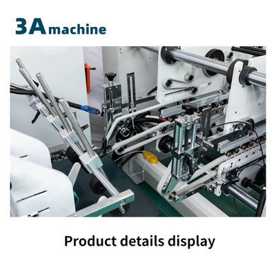 Automatic Lock Bottom Folding Gluing Machine for 2-3 Layers Corrugated Paper Material