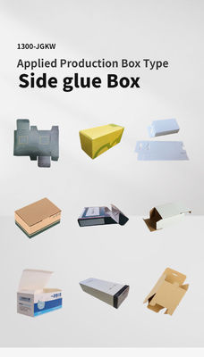Corrugated Box Dual- Lock Bottom Spraying Cold Glue Machine with Packaging Type Case