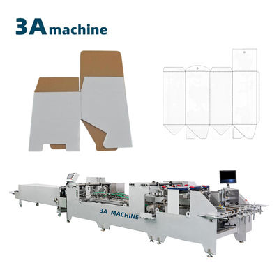 1300JGKW Cardboard Box/Corrugated Box Dual- Lock Bottom Folder Gluer Machine with 1