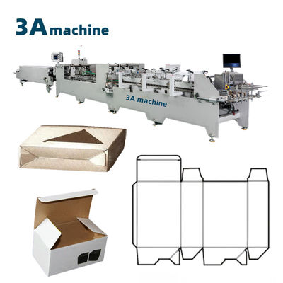Video Outgoing-Inspection Provided Gluing Machine for Dual- Lock Bottom Corrugated Box