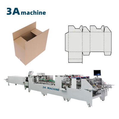 1300JGKW Cardboard Box Folder Gluer with Electric Drive and Dual- Lock Bottom Function