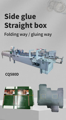 3ACQ**580D Carton Gluing Machine for Cold Glue Folding and Gluing Advanced Technology