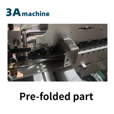 QT**900YG-2 Pre-Folded Bottom Lock Carton Gluing Machine with Water Soluble Cold Glue