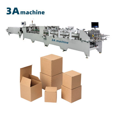 1300 JGKW Cardboard Box Dual- Lock Bottom Carton Folder Gluing Machine with PLC Control