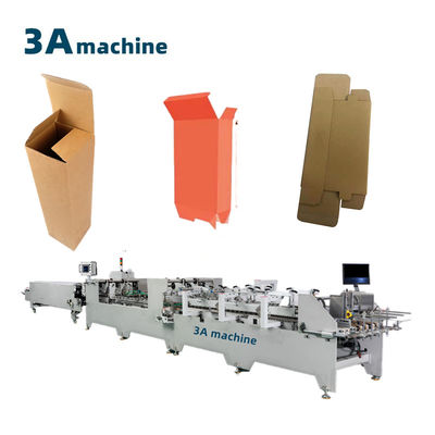 300m/min Bottom Lock Dual- Corrugated Box Folder Gluer Machine with Hot Glue Function