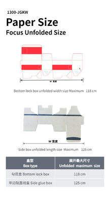 Condition Dual- Automatic Pasting Folder Gluer Machine for Corrugated Shipping Boxes