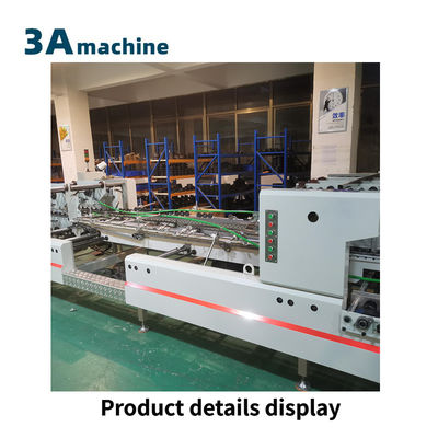 High Productivity Folding Folder Gluer Machine for Dual- Lock Bottom Automatic Box Making