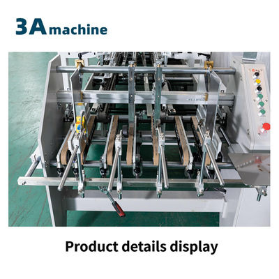 Bottom Lock and Side Glue Folding Gluing Machine for 1300 JGKW Cardboard/Corrugated Box