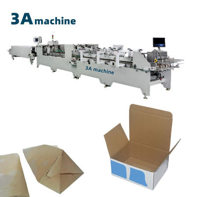 Corrugated Box Dual- Lock Bottom Double Sided Tape Dispenser Carton Folder Gluer Machine