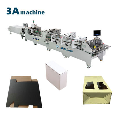 Wood Packaging Dual- Lock Bottom Glue Spreader 1300*JGKW High Speed Folder Gluer Machine