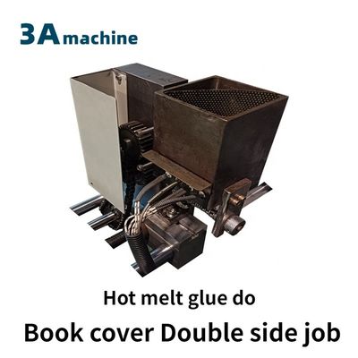Hot Melt Glue Book Cover Folder Gluer Machine CQT-800BS for 280mm Minimum Size