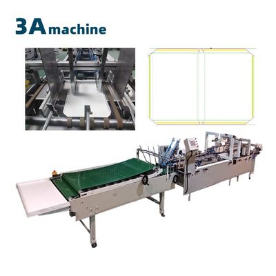 CQT-800BS Automatic Book Cover Machine Presentation Folder Gluer Machine for Small Boxes