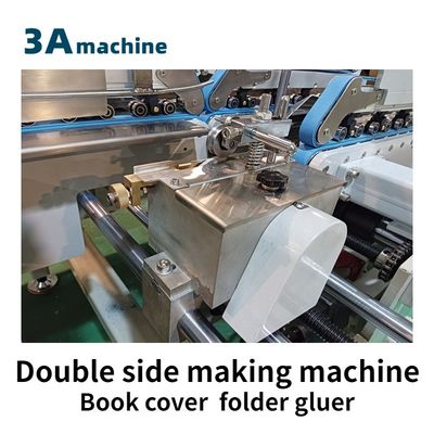 CQT-800BS Automatic Book Cover Machine Presentation Folder Gluer Machine for Small Boxes
