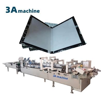 8.25M*1.2M*1.3M Automatic Book Cover Double Side Pasting Machine 650mm Maximum Size