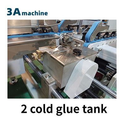 Easy to Operate Book Cover Side Pasting Machine Box Folding Gluing Edge Gluing Machine