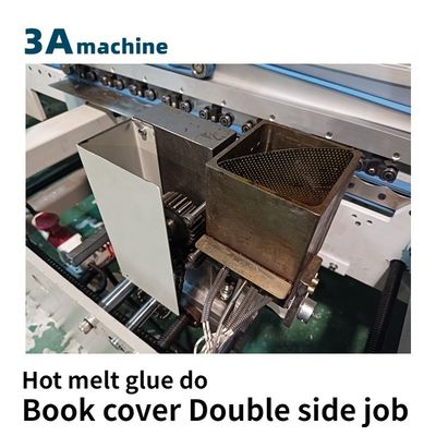 Easy to Operate Book Cover Side Pasting Machine Box Folding Gluing Edge Gluing Machine