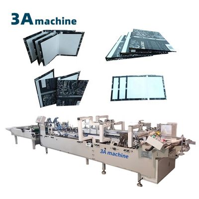 Box Unfolded Minimum Size 150mm CQT-800BS Automatic Book Cover Side Pasting Machine