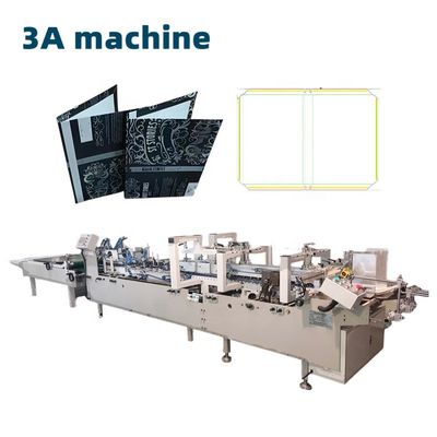 Fast CQT-800BS Automatic Book Cover Side Pasting Machine Box Folding and Gluing Machine