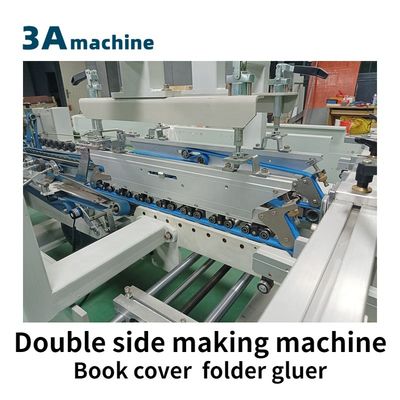 Fast CQT-800BS Automatic Book Cover Side Pasting Machine Box Folding and Gluing Machine