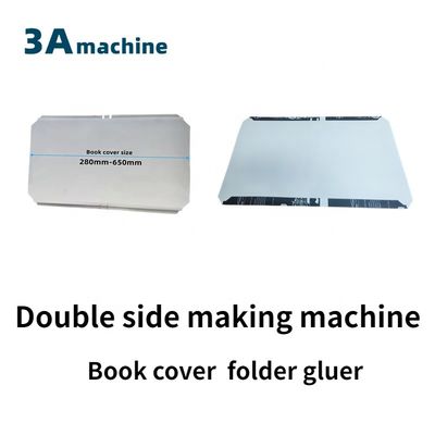 Fast CQT-800BS Automatic Book Cover Side Pasting Machine Box Folding and Gluing Machine