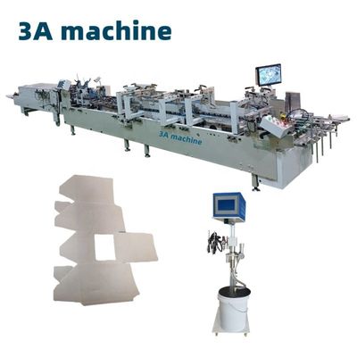 10KW CQT-1100 Enhanced Automatic Bottom Lock Folder Gluer for Cardboard Box Production