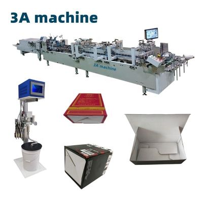 10*1.2*1.3m CQT-900 Enhanced Automatic Bottom Lock Folder Gluer for Heavy Duty Boxes
