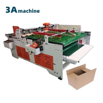 Computerized Corrugating Machine CQT2400 Semi Automatic Folder Gluer for Corrugated Box