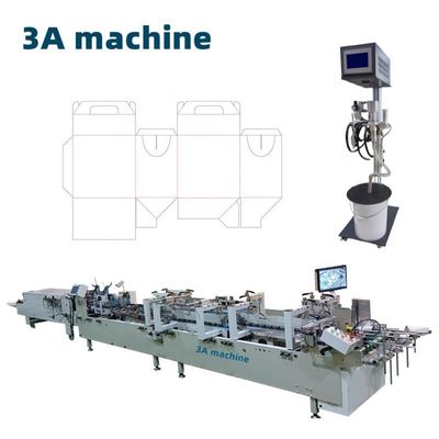 Industrial CQT-900 Enhanced Type Automatic Bottom Lock Folder Gluer Machine for Boxes