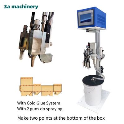 Total length 9.6m automatic lock bottom folder gluer for cardboard box folding machine