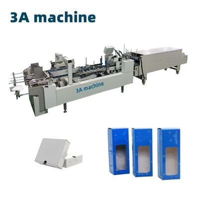 Condition CQT-800 Cardboard/Corrugated Straight Line Box Folder Gluer Machine 250 m/min