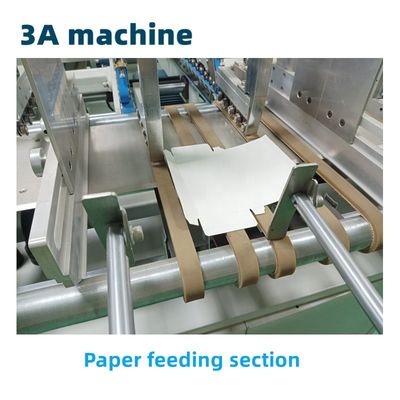 3.5m*1.1m*1.4m CQT-800 Box Folder Gluer Machine for Straight Line Box Folding and Gluing