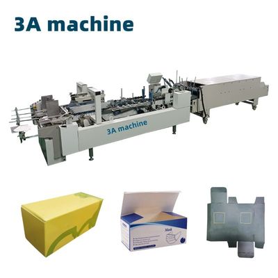 CQT-800 Cardboard/Corrugated Straight Line Box Automatic Box Folder Gluing Machine