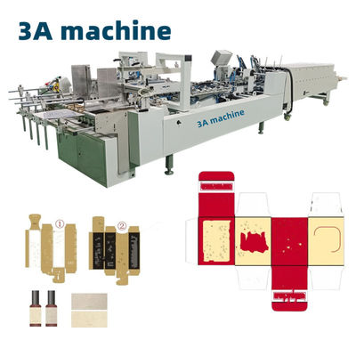 CQT 800 Cardboard/Corrugated Straight Line Box Automatic Box Folder Gluer Machine