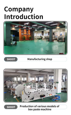 CQT 800 Cardboard/Corrugated Straight Line Box Folding and Gluing Machine with 3A PLC