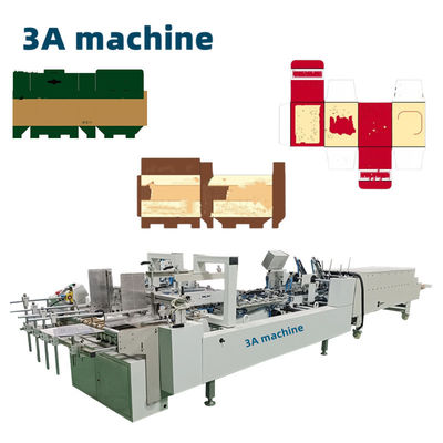 Paper Folding Machine for CQT 800 Cardboard/Corrugated Straight Line Box Mini Folder Gluer