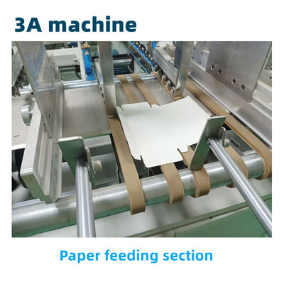 Compact 3.5M*1.1M*1.4M CQT 800 Folder Gluing Machine for Cardboard Folding and Gluing