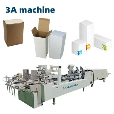 CQT 800 Cardboard/Corrugated Straight Line Box Semi Automatic Folder Gluer Machine
