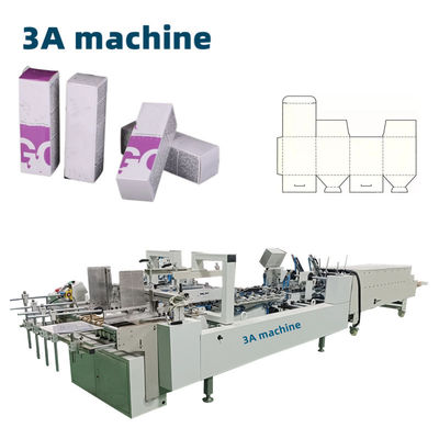 Automatic Grade Automatic Box Folder Gluer Machine CQT 800 for Corrugated Cardboard