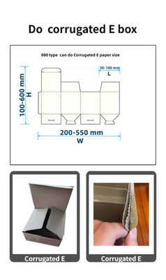 CQT 800 Water Soluble Cold Glue Automatic Gluer Folder Machine for Cardboard/Corrugated Boxes