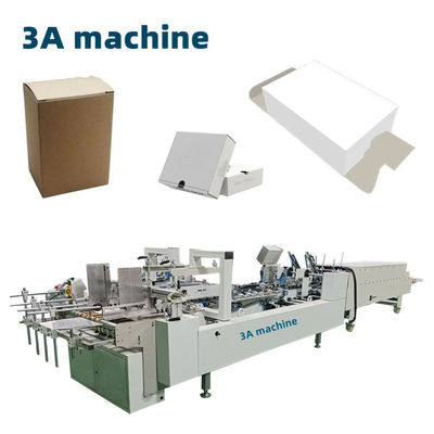 CQT 800 Cardboard/Corrugated Straight Line Box Semi Automatic Folder Gluer Machine