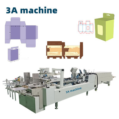 Water Soluble Cold Glue CQT 800 Box Folding Gluing Machine for Wood Packaging Needs
