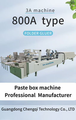 CQT 800 Automatic Gluing Machine for Cardboard/Corrugated Boxes in Machinery Repair Shops
