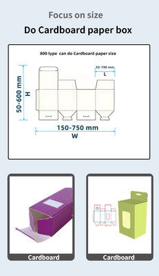 3A PLC CQT 800 Automatic Folder Gluer Machine for Gluing of Cardboard/Corrugated Boxes