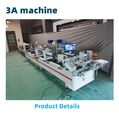 CQT-900 Automatic Adhesive Head Spray Gun Cardboard Box Gluing Machine for Box Making