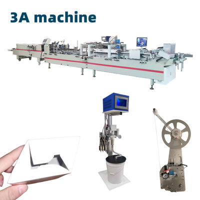 CQT-900 Automatic Adhesive Head Spray Gun Folder Gluer Machine for Box Folding and Gluing