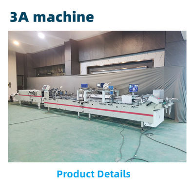 CQT-900 Automatic Adhesive Head Spray Gun Folder Gluer Machine for Box Folding and Gluing